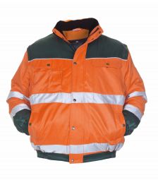 3 in 1 pilot jacket Beaver LEEDS EN 471 Oranje/Groen
