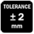 tolerantie plusminus 2 mm per meter