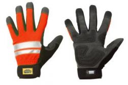 Craftsmen High Vis Glove, Full Grip 9505